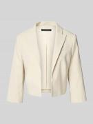 Betty Barclay Cropped Blazer mit 3/4-Arm in Sand, Größe 36