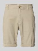 SELECTED HOMME Slim Fit Chinoshorts aus Baumwoll-Mix Modell 'LUTON' in...