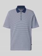 MAERZ Muenchen Regular Fit Poloshirt mit Reißverschluss in Marine, Grö...