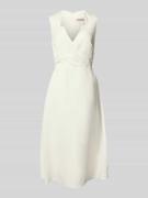 Christian Berg Woman Selection Midikleid aus Leinen-Viskose-Mix in Wic...