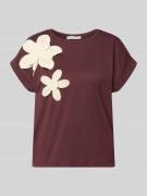 Christian Berg Woman T-Shirt mit Applikationen und Rundhalsausschnitt ...