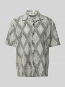 Antony Morato Regular Fit Freizeithemd mit Resortkragen in Black, Größ...