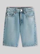 Tommy Hilfiger Kids Regular Fit Jeansshorts aus reiner Baumwolle in Bl...