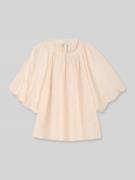 Tom Tailor Denim Relaxed Fit Bluse aus reiner Baumwolle in Apricot, Gr...