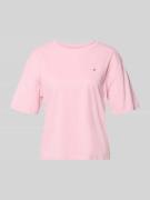 TOMMY HILFIGER Regular Fit T-Shirt aus reiner Baumwolle in Rosa, Größe...