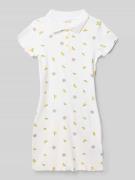 Guess Slim Fit Kleid mit Polokragen in Weiss, Größe 128