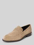 BOSS Loafer aus echtem Leder Modell 'TAYIL' in Beige, Größe 42
