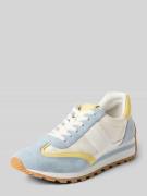 Lauren Ralph Lauren Sneaker aus echtem Leder Modell 'DANI' in Hellblau...