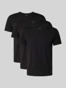 Tommy Hilfiger Slim Fit T-Shirt Set aus Baumwoll-Mix im 3er-Pack in Bl...