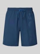 BOSS Badeshorts mit Label-Schriftzug Modell 'ORCA' in Dunkelblau, Größ...