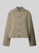 Samsøe Samsøe Jacke mit Eingrifftaschen Modell 'KELLY' in Oliv Melange...