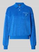 Polo Ralph Lauren Regular Fit Poloshirt aus Baumwoll-Mix in Bleu, Größ...