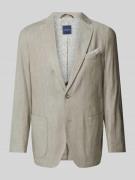 Christian Berg Men Leinensakko Comfort Fit mit Brustleistentasche in K...