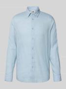 Drykorn Slim Fit Freizeithemd aus Leinen-Baumwoll-Mix Modell 'RAMIS' i...