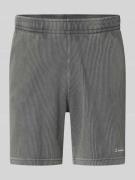 CHAMPION Shorts mit Strukturmuster und elastischem Bund in Anthrazit, ...