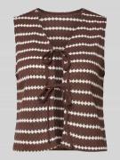 Only Regular Fit Weste mit Baumwoll-Anteil Modell 'EVA LIFE' in Schoko...