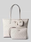 Guess Shopper mit Logo-Muster Modell 'ECO POWER PLAY II' in Weiss, Grö...