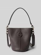 BOSS Henkeltasche aus echtem Leder Modell 'LENAH' in Black, Größe 1
