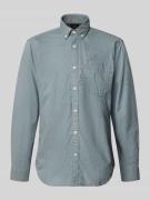 camel active Regular Fit Freizeithemd mit Button-Down-Kragen in Jeansb...