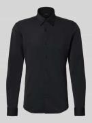 BOSS Slim Fit Freizeithemd mit Kentkragen Modell 'P-ROAN' in Black, Gr...