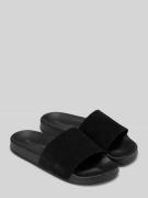 Marc O'Polo Badeschuhe mit Label-Prägung in Black, Größe 37