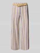 Christian Berg Woman Wide Fit Stoffhose aus Leinen-Mix in Ecru, Größe ...