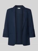 Only Relaxed Fit Blazer aus Viskose-Leinen-Mix Modell 'GOA' in Marine,...