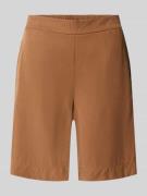 Marc O'Polo Straight Fit Shorts und Leinen-Anteil in Hazel, Größe 34