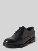 DIGEL Schnürschuh aus Leder mit Label-Prägung Modell 'Soft' in Black, ...