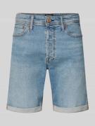 Jack & Jones Regular Fit Jeansshorts mit Umschlag Modell 'RICK' in Hel...