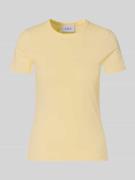 JJXX T-Shirt mit Rundhalsausschnitt Modell 'GIGI' in Hellgelb, Größe L
