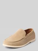 SELECTED HOMME Loafer aus echtem Leder Modell 'OWEN' in Sand, Größe 40