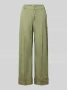 s.Oliver RED LABEL Wide Leg Culotte aus Baumwoll-Mix in Khaki, Größe 3...