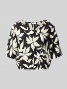 s.Oliver RED LABEL Relaxed Fit Blusentop aus Viskose-Mix in Black, Grö...