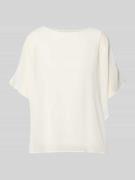 s.Oliver BLACK LABEL Loose Fit Top aus Viskose-Mix in Weiss, Größe 34
