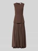 Jake*s Collection Maxikleid aus Lyocell-Leinen-Mix mit 2-in-1-Look in ...