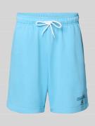 CHAMPION Sweatshorts mit Logo und elastischem Bund in Hellblau, Größe ...