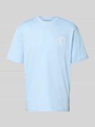 Only & Sons Regular Fit T-Shirt aus reiner Baumwolle in Hellblau, Größ...