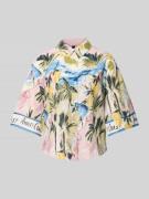 Vero Moda Loose Fit Hemdbluse aus Bio-Baumwoll-Mix Modell 'EDITH' in O...