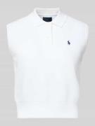 Polo Ralph Lauren Slim Fit Pullunder aus Baumwoll-Mix in Weiss, Größe ...
