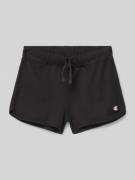 CHAMPION Regular Fit Shorts mit elastischem Bund in Black, Größe 152