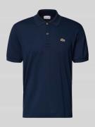 Lacoste Regular Fit Poloshirt aus Baumwoll-Mix in Dunkelblau, Größe L