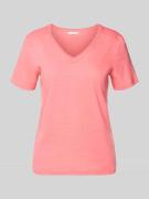 Tom Tailor Regular Fit T-Shirt aus reiner Baumwolle in Koralle, Größe ...
