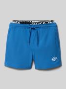 Jack & Jones Regular Fit Badehose mit Logo-Detail Modell 'Maui' in Roy...
