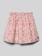 Steiff Knielanger Rock mit elastischem Bund und Label-Detail in Rosa, ...