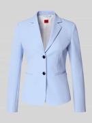 HUGO Regular Fit Kurzblazer in Hellblau, Größe 32