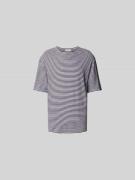 Officine Générale Regular Fit T-Shirt aus Leinen-Mix in Marine, Größe ...