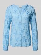 FREE/QUENT Bluse aus Viskose-Mix mit Knopfleiste Modell 'Randy' in Hel...