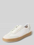 Geox Sneaker aus Leder mit Schnürung in Weiss, Größe 41