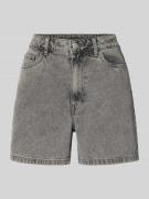 Pieces Regular Fit Jeansshorts aus Baumwoll-Mix Modell 'ABBI' in Hellg...